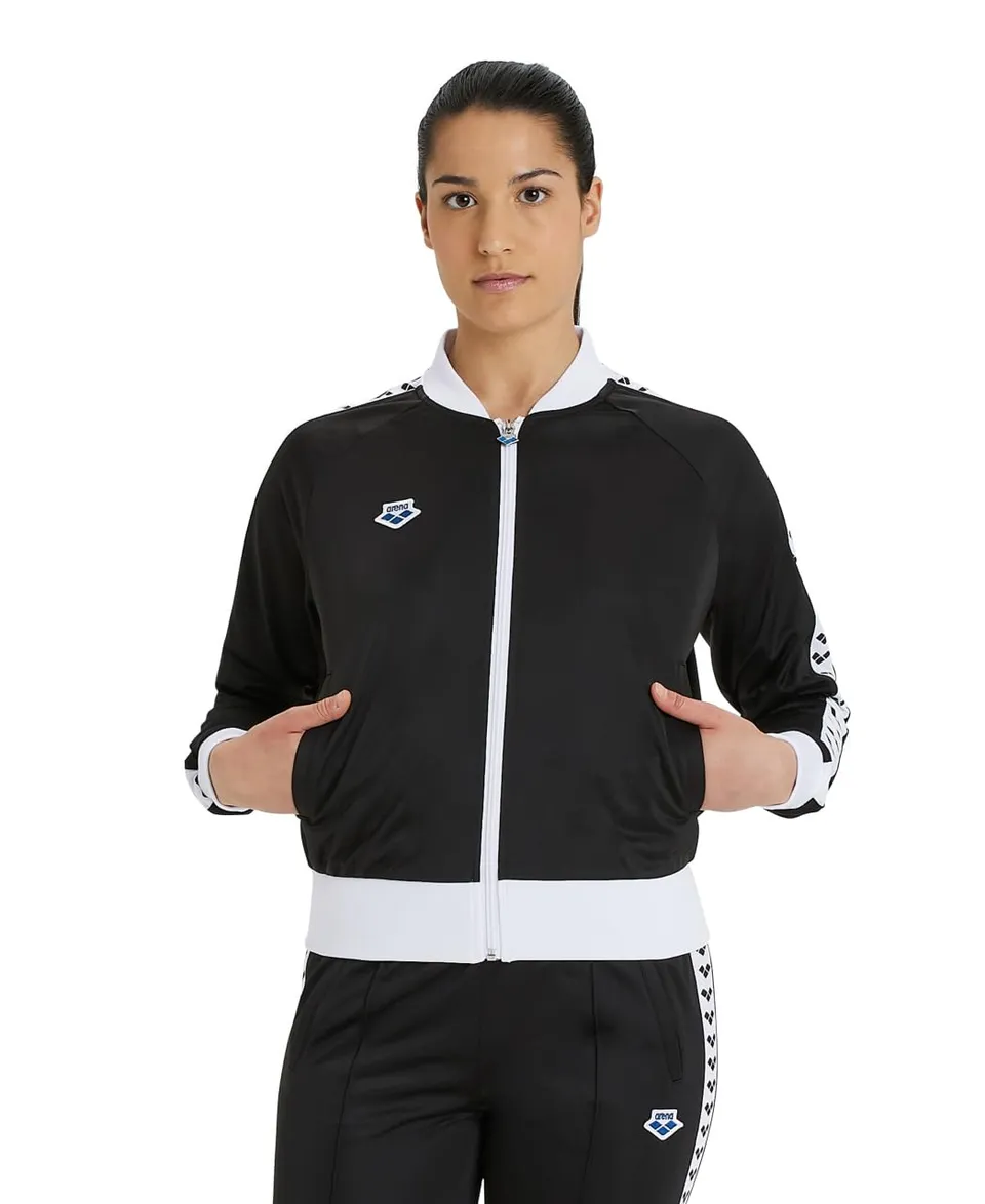 arena-giacca-da-donna-icons-relax-team-felpa-sportiva-retr-con-logo image 1