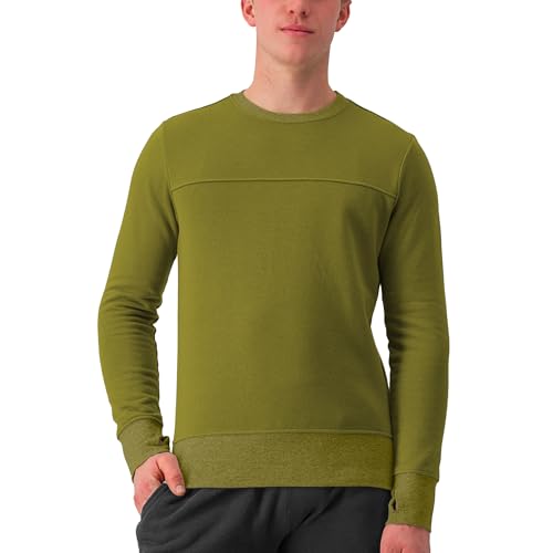 castelli-logo-sweatshirt-felpa-senza-cappuccio-uomo image 4