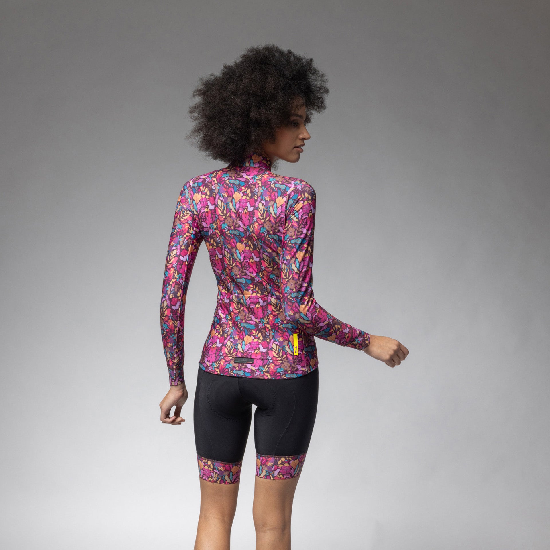 al-cycling-flowery-maglia-a-manica-lunga-donna image 8