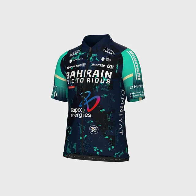 al-cycling-short-sleeve-jersey-bambino-bahrain-victorious image 1