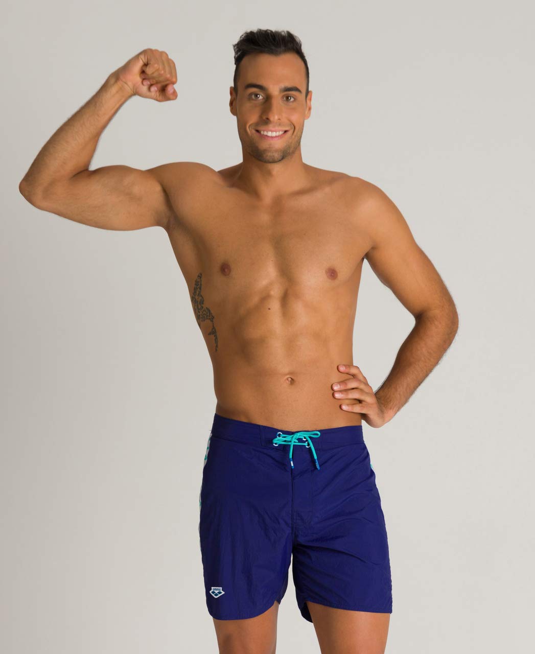 arena-icons-boxer-uomo-boxer-da-bagno-slim-in-tessuto-resistente-al-cloro image 2