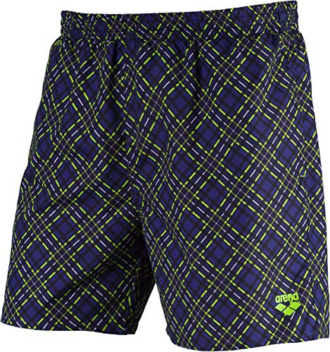 arena-printed-check-2-boxer-uomo-costume-da-bagno-da-piscina-e-mare-poliestere-n image 3