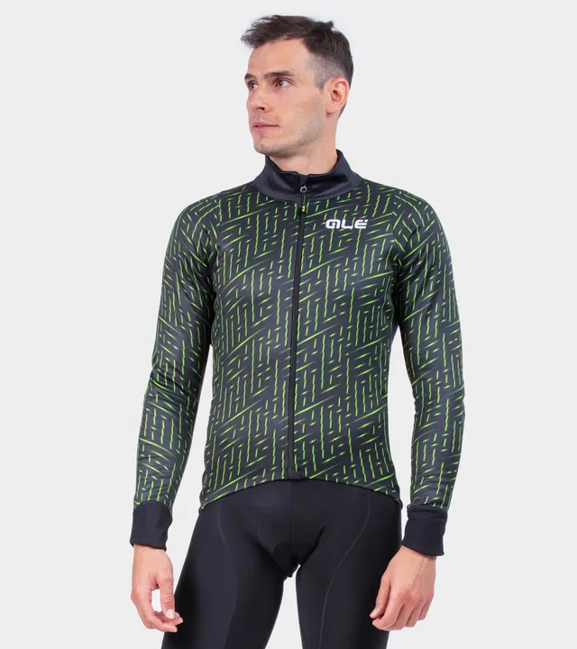 al-cycling-jacket-man-green-bolt-giacca-softshell-eco-friendly-da-ciclismo image 1