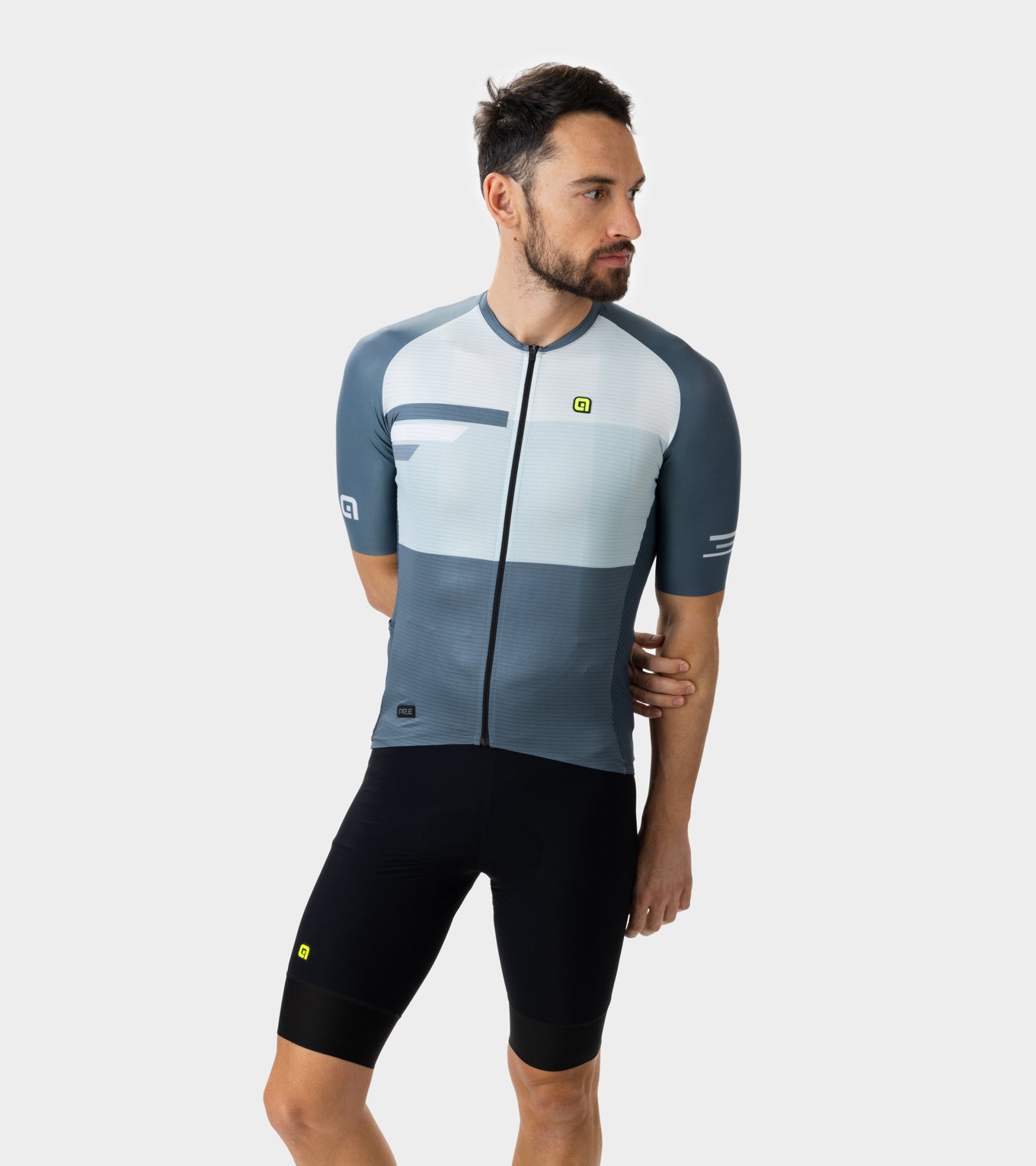 al-cycling-radar-maglia-manica-corta-uomo-jersey-body-mapping-traspirante image 3