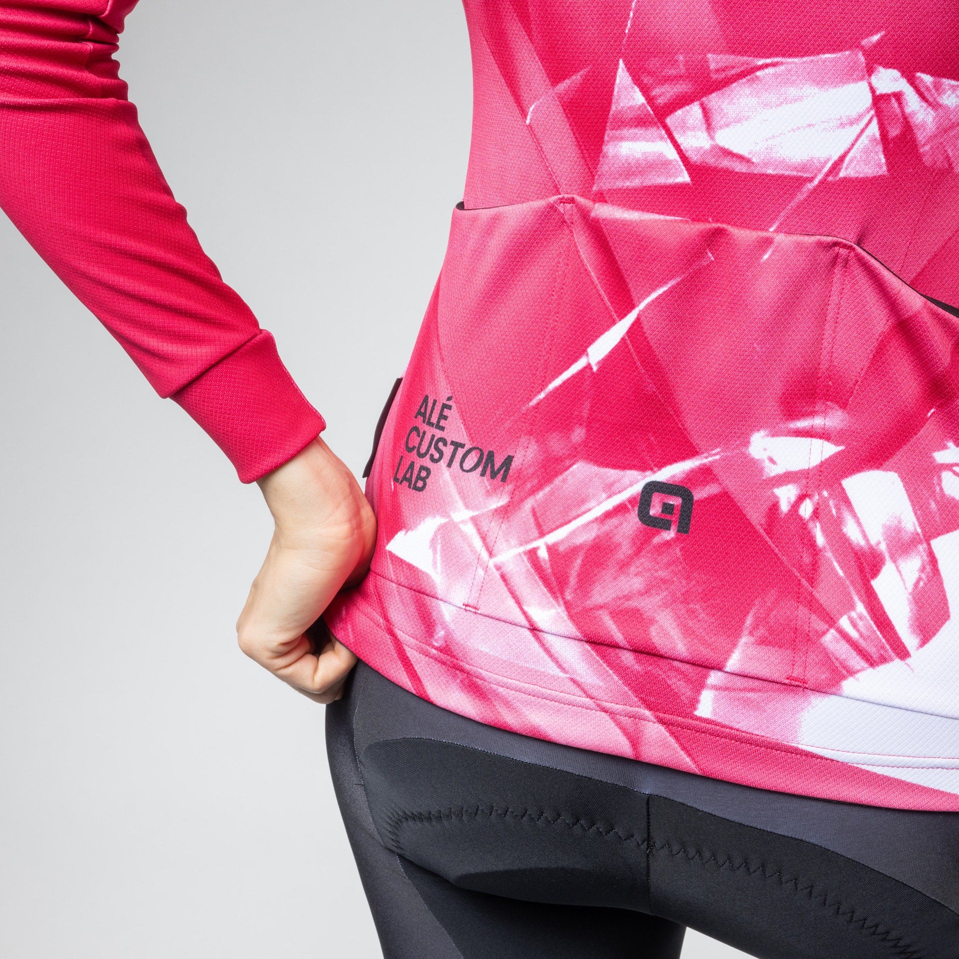 al-cycling-maglia-manica-lunga-donna-thermal-piquet-200-jersey-ciclismo-invernal image 6