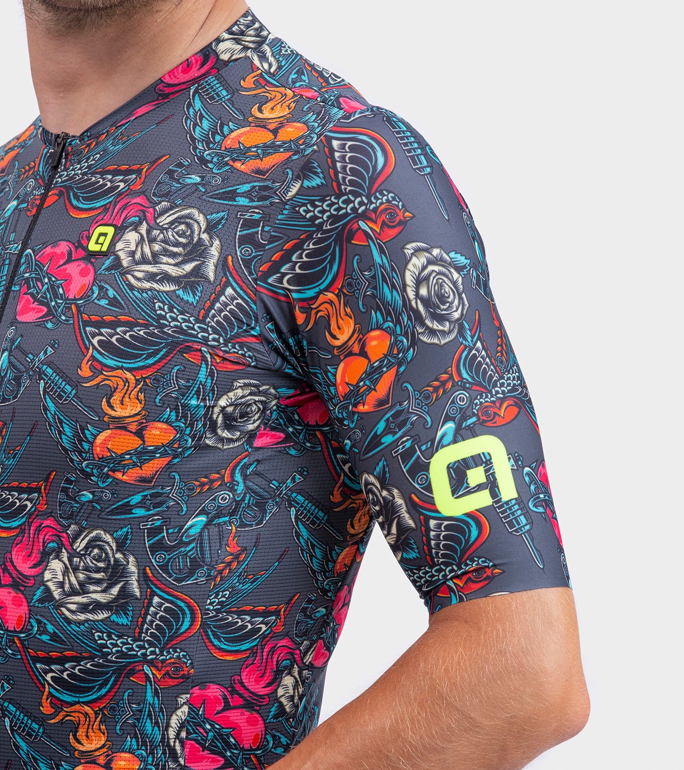 al-cycling-tattoo-maglia-manica-corta-uomo-jersey-leggero-e-traspirante-con-graf image 4