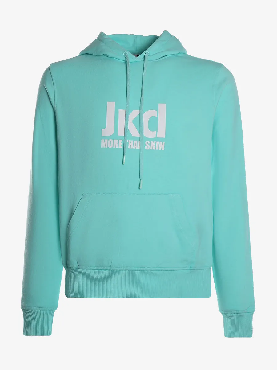 jaked-felpa-logo-22-felpa-con-cappuccio-in-cotone-tinto-capo-stampa-logo-frontal image 1