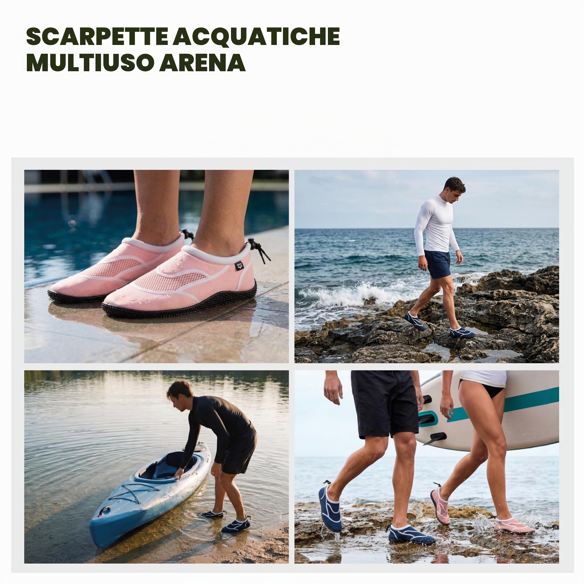 arena-scarpe-unisex-multiuso-tte-per-sport-acquatici-calzari-mare-e-piscina image 2