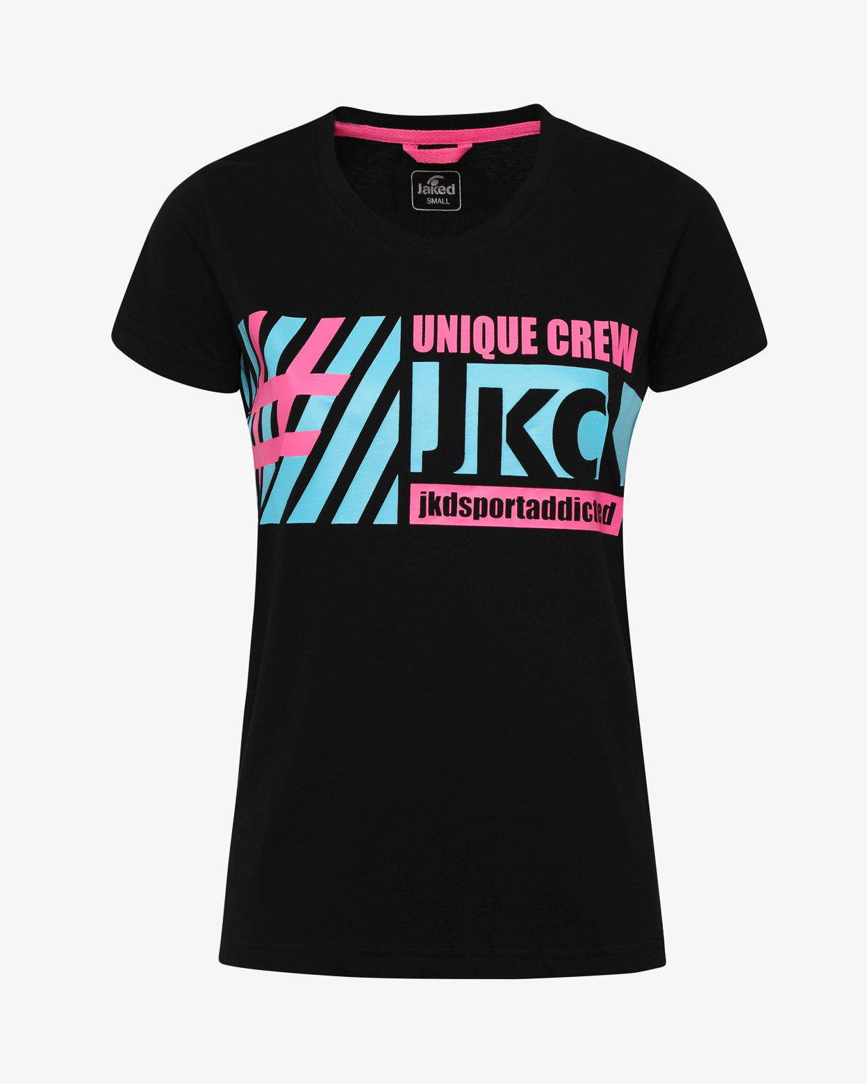 jaked-maglia-sideralis-donna-t-shirt-in-cotone-100-con-maxi-stampa-vestibilit-re image 6