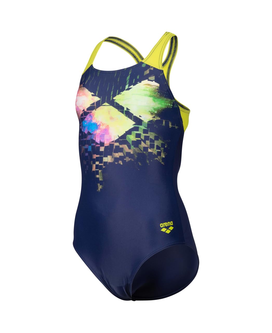 arena-girl-s-multi-pixels-swimsuit-costume-intero-swim-pro-back-per-bambine-e-ra image 1