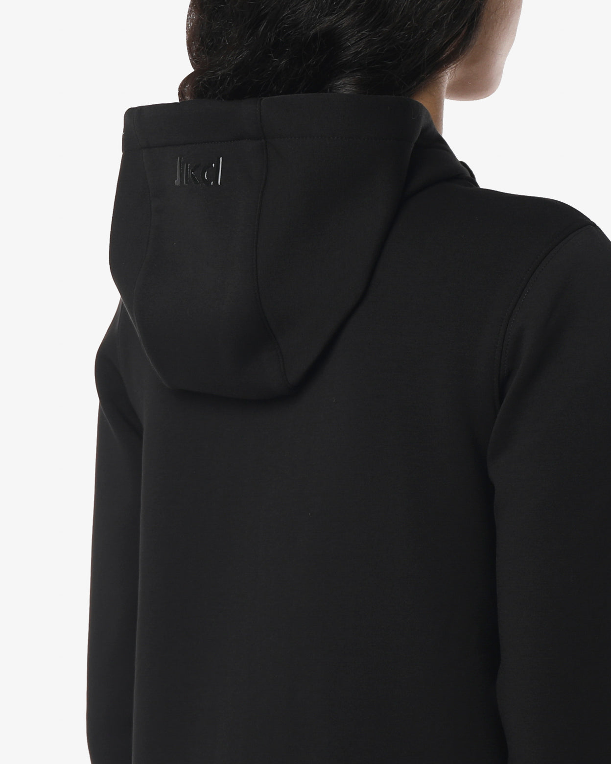 jaked-felpa-crop-full-zip-cappuccio-cargo-donna image 4