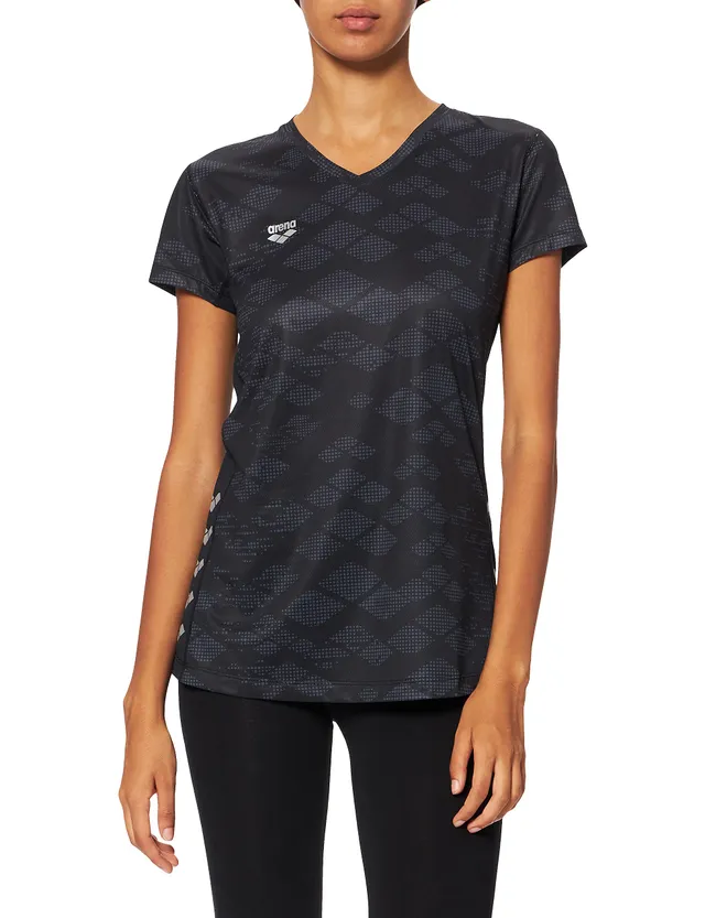 arena-w-run-s-s-mesh-solid-maglietta-running-a-maniche-corte-donna-2 image 1