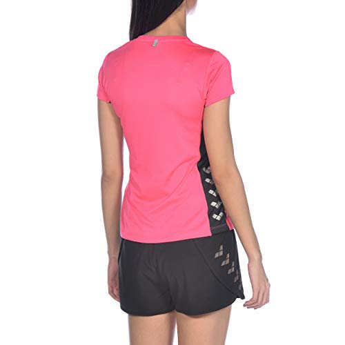 arena-w-run-s-s-mesh-solid-maglietta-running-a-maniche-corte-donna image 8