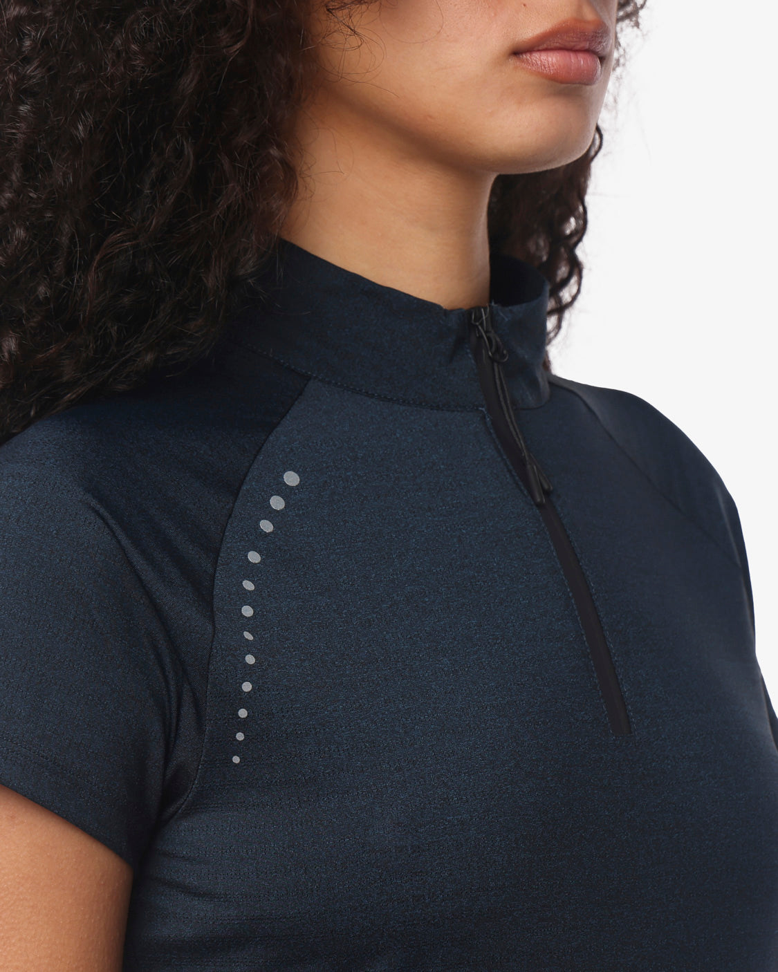 jaked-activewe-orion-t-shirt-donna-a-collo-alto-con-zip-e-manica-raglan-maglia-t image 4