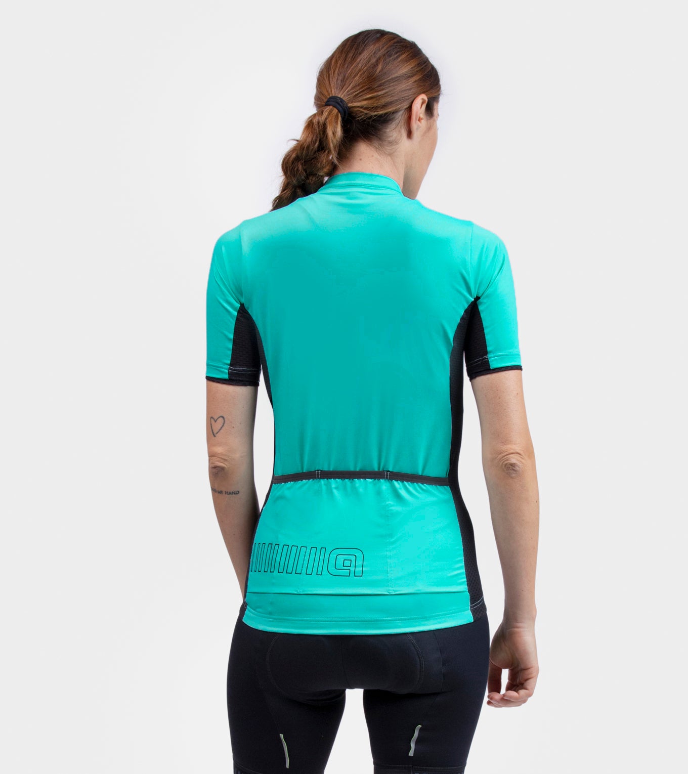 al-cycling-maglia-manica-corta-donna-color-block-jersey-ciclismo-estivo-traspira image 2