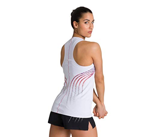 arena-w-a-one-mesh-tank-top-donna-bianco-fluo-red image 6
