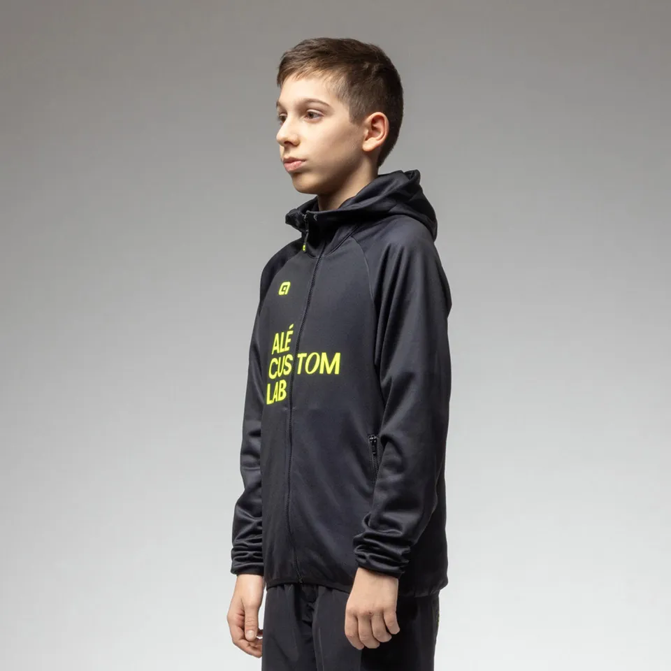 al-cycling-sweatshirt-bambino-felpa-con-2-tasche-zip image 1