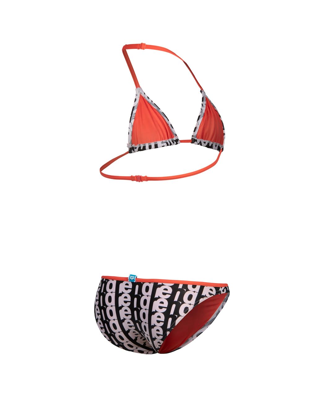arena-monogram-triangle-bikini-due-pezzi-bambine-e-ragazze-costume-da-bagno-con- image 3