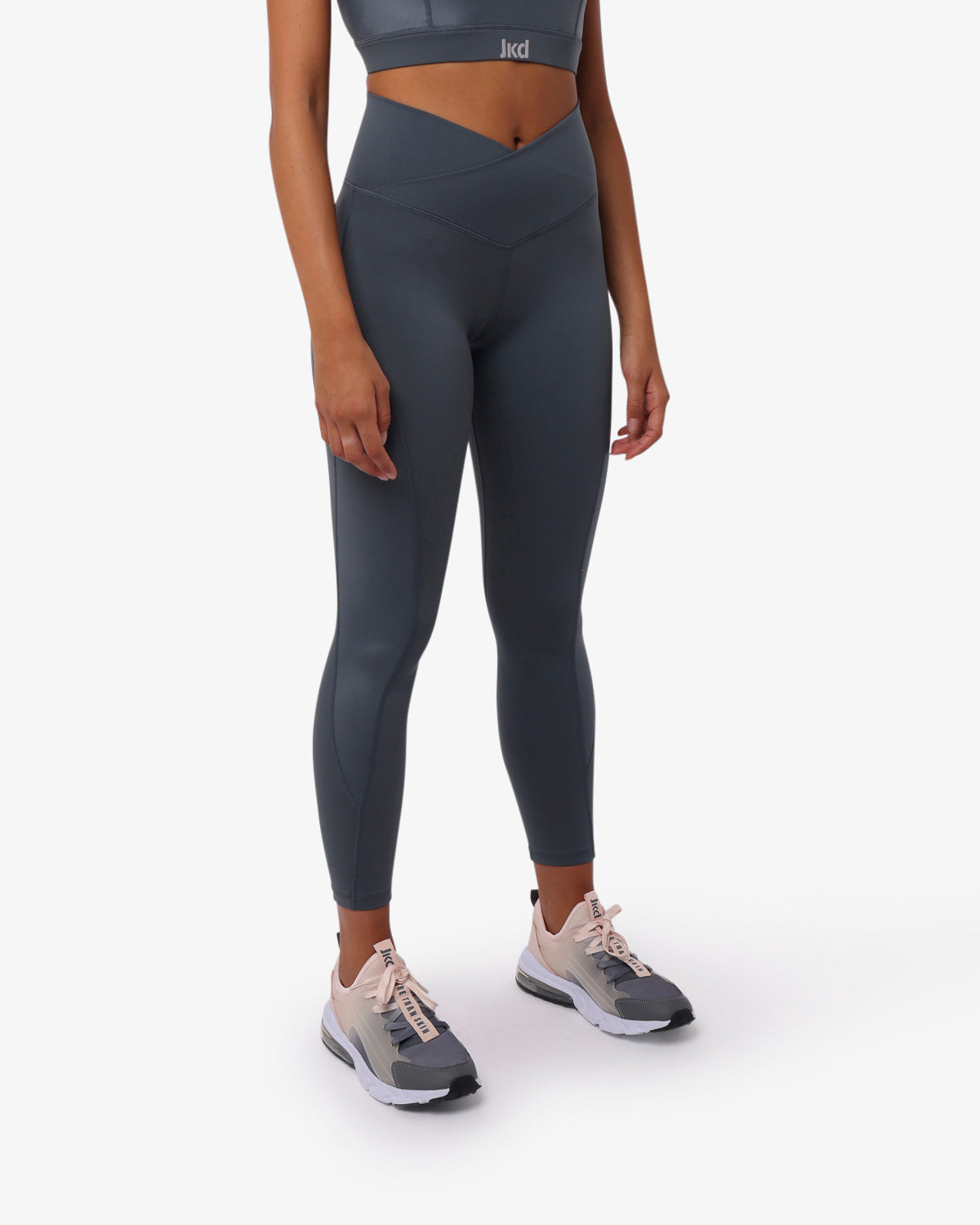 leggings-jaked-shiny-donna-poliestere-elasticizzato-con-inserti-lucidi-vestibili image 2