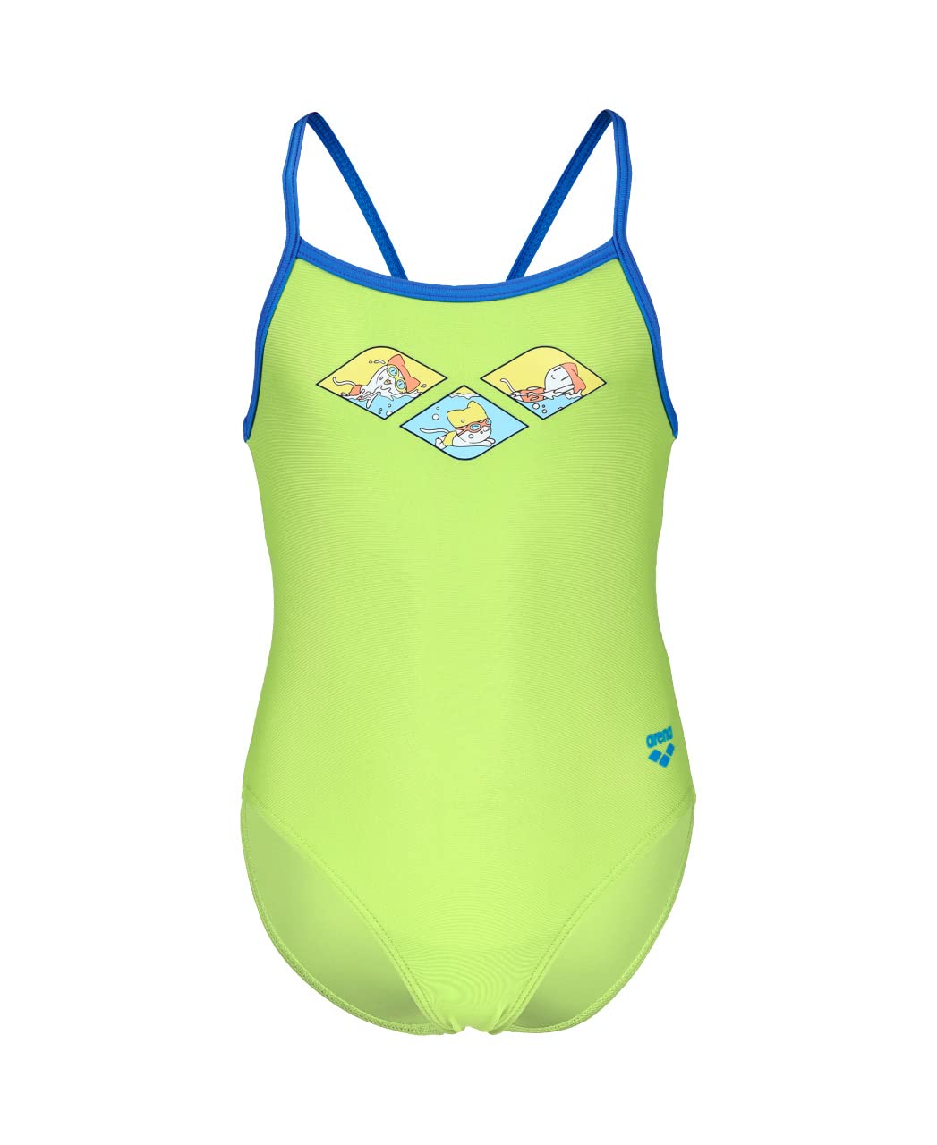 arena-ba-ador-1p-training-kids-girl-one-piece-turquoise image 3