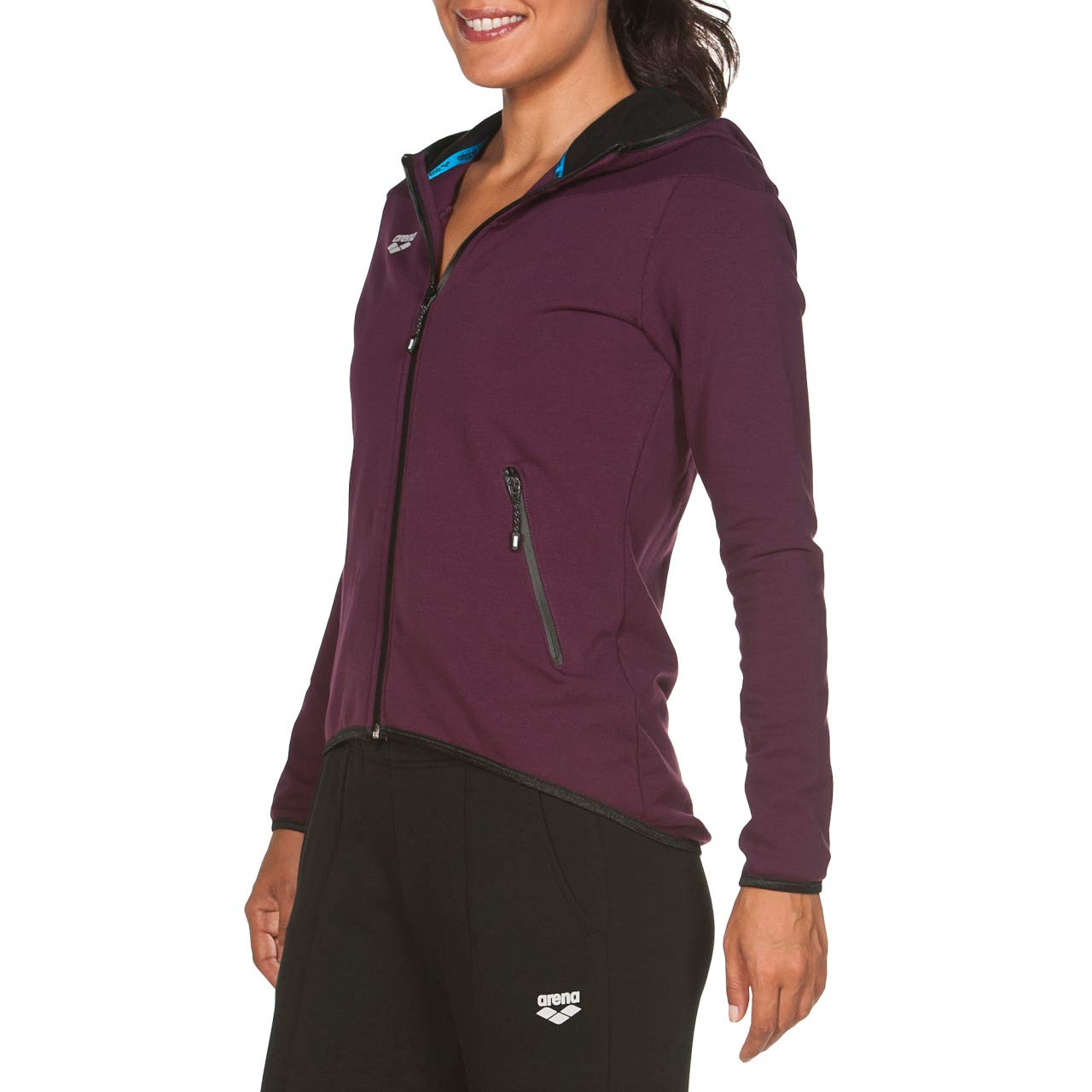 arena-w-gym-hooded-f-z-jacket-giacca-con-cappuccio-donna-2 image 2