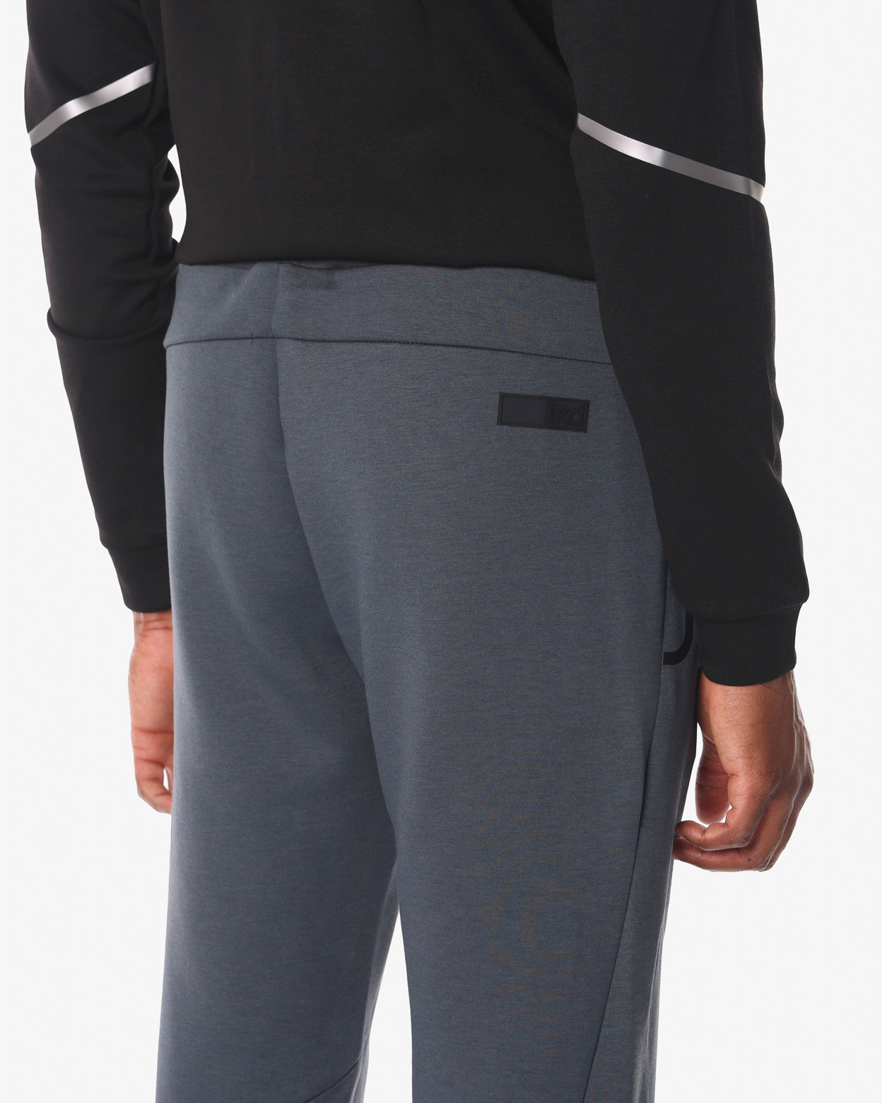 jaked-pantalone-felpa-sportswear-match-pantaloni-uomo-in-tessuto-effetto-neopren image 5
