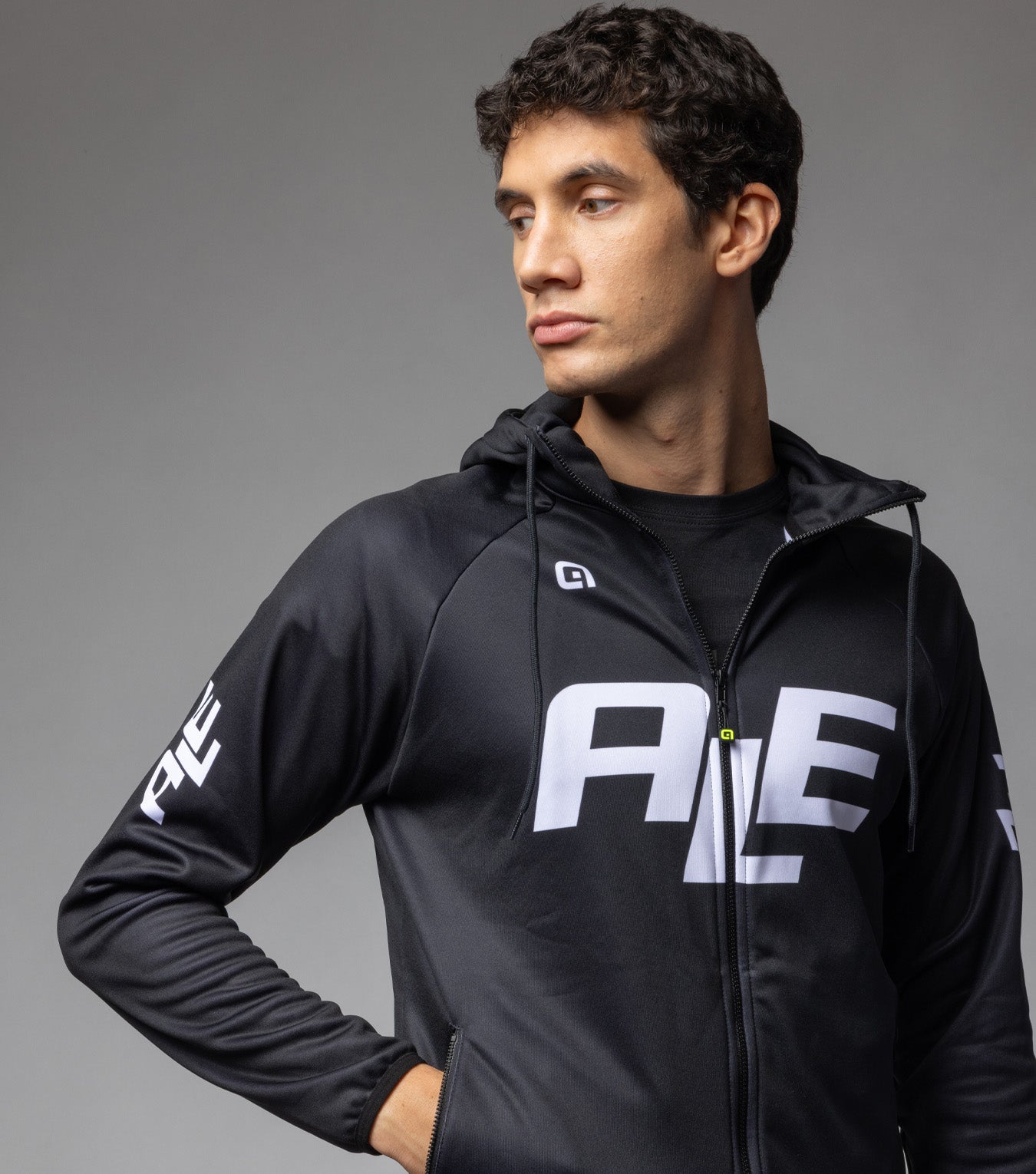 al-cycling-felpa-uomo-logo-full-zip-con-cappuccio-e-stampa-maxi-logo image 8