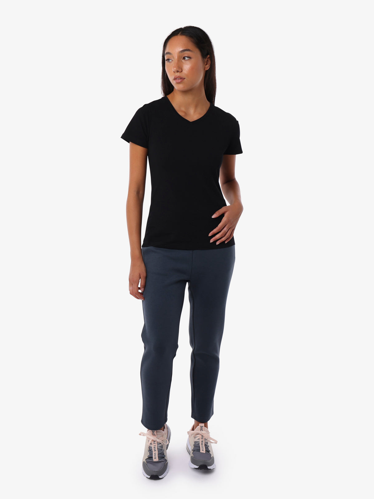 jaked-match-pantalone-felpa-sportwear-donna-pantaloni-con-vita-elasticizzata-e-t image 3