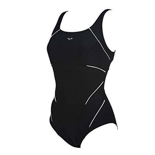 arena-gioiello-costume-da-bagno-donna-nero-bianco-taglia-54-modellante-con-bodyl image 5