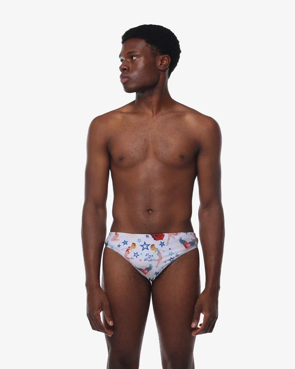jaked-brief-pin-up-costume-da-piscina-uomo-tessuto-resistente-al-cloro-compressi image 1
