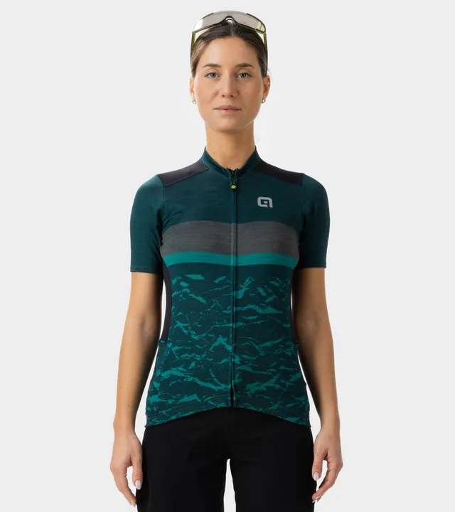 al-cycling-short-sleeve-jersey-woman-earth image 1