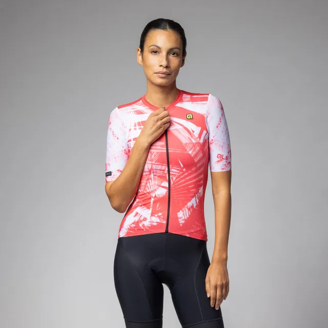 al-cycling-palm-maglia-manica-corta-donna-jersey-estivo-traspirante-con-micro-ae image 1