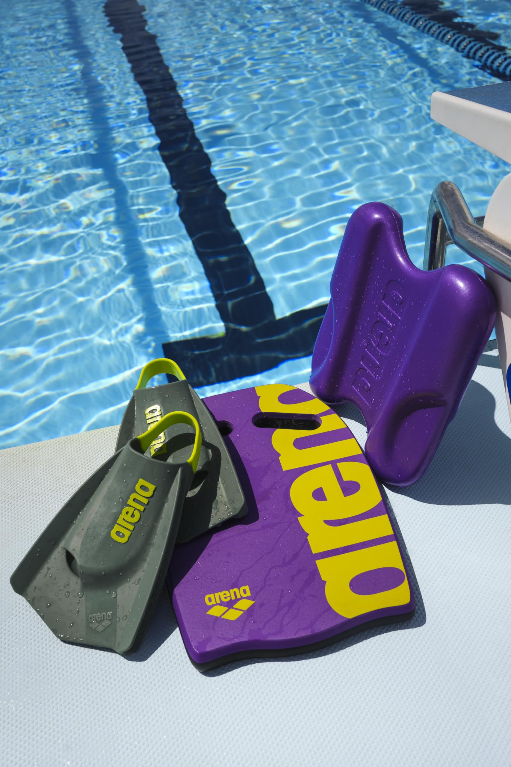 arena-powerfin-pro-ii-pinne-corte-in-silicone-per-nuoto-unisex-lama-corta-e-tall image 8