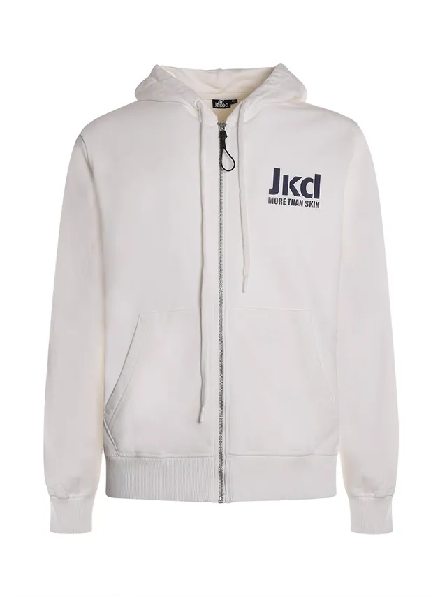 jaked-felpa-logo-22-con-zip-e-cappuccio-uomo image 1