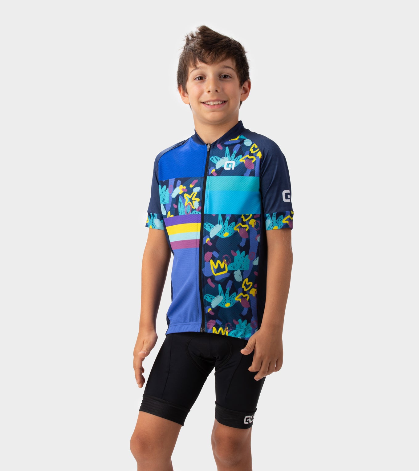 maglia-manica-corta-bambino-al-cycling-pastel image 1