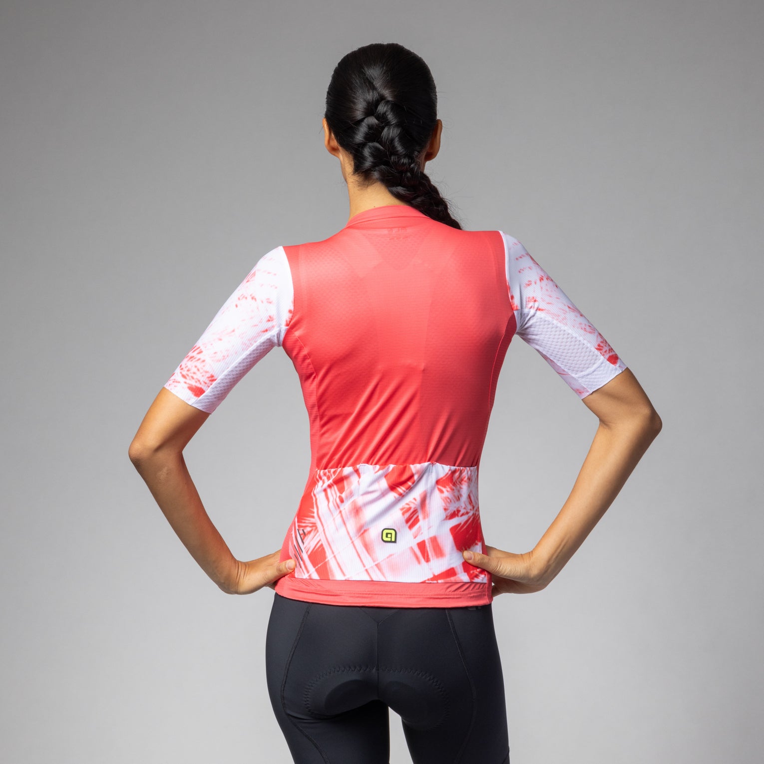 al-cycling-palm-maglia-manica-corta-donna-jersey-estivo-traspirante-con-micro-ae image 3