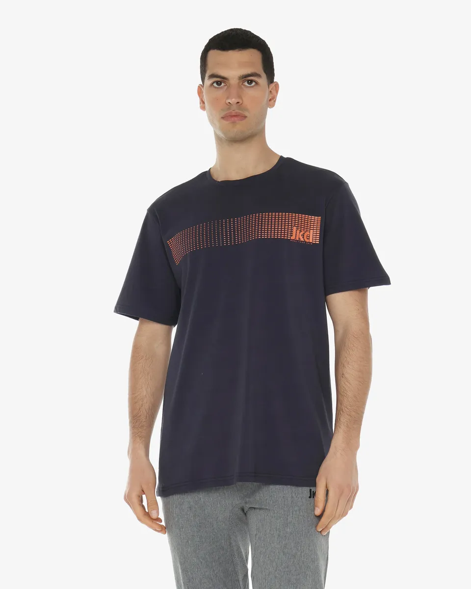 t-shirt-jaked-sportswe-commuter-a-manica-corta-cotone-traspirante-vestibilit-con image 1
