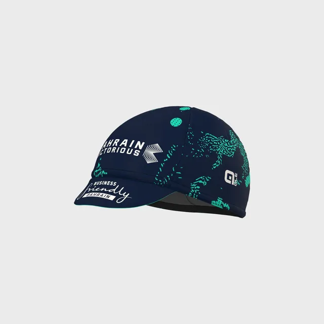 al-cycling-cappellino-unisex-bahrain-victorious-cotone-traspirante-protezione-so image 1