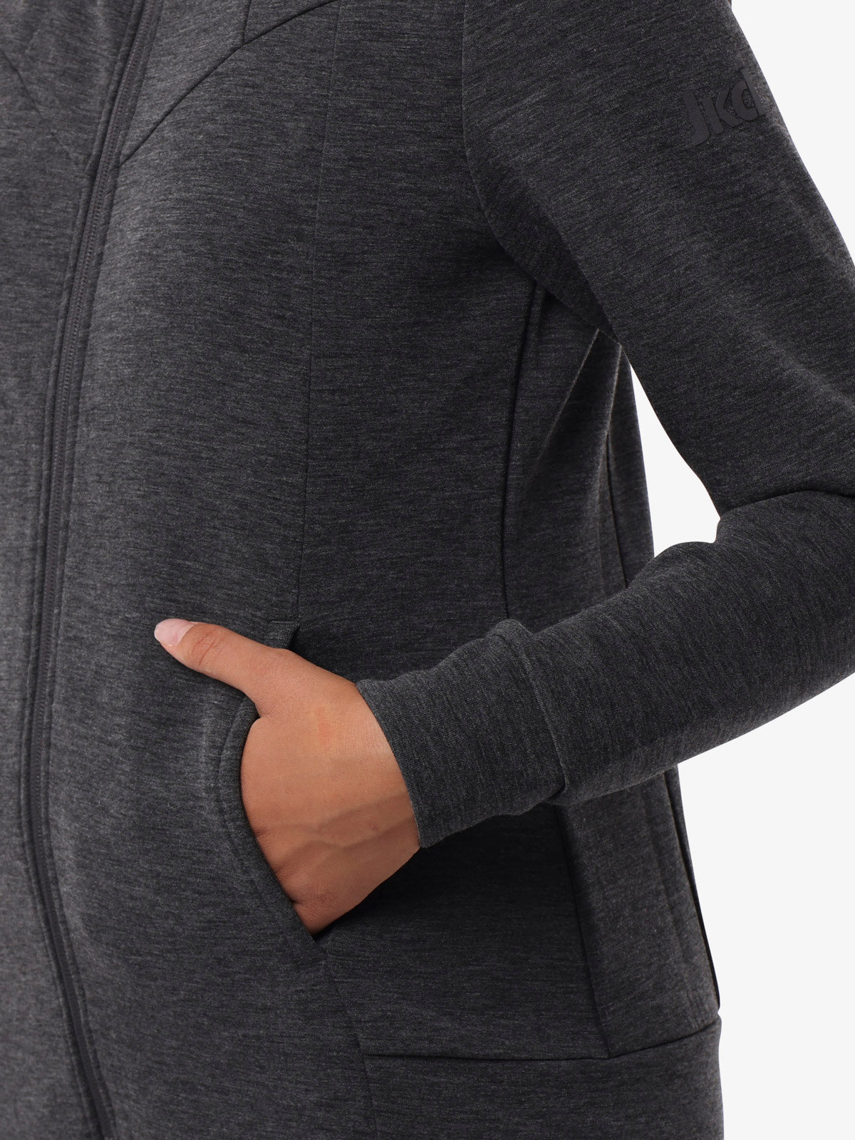 jaked-felpa-full-zip-easy-next-donna-in-tessuto-tecnico-modello-jkfl6p301d image 5