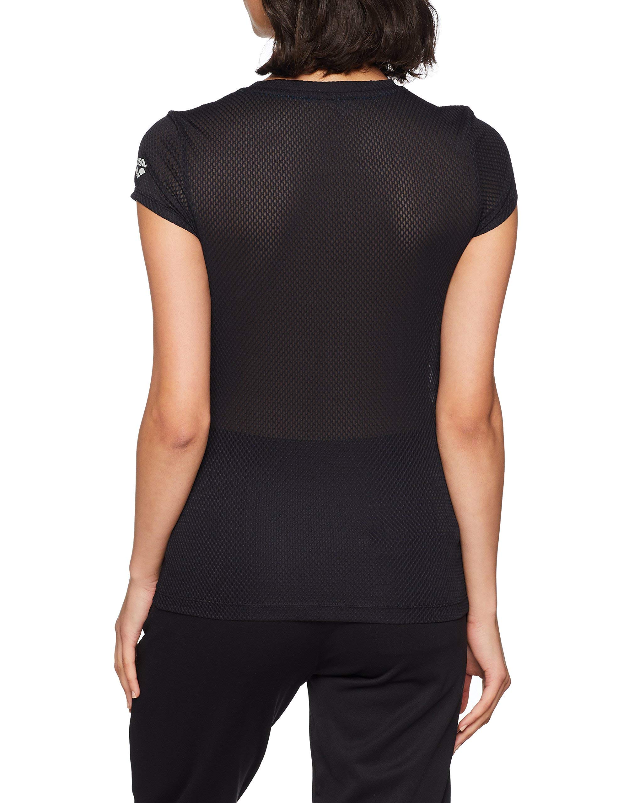 arena-w-gym-s-s-mesh-solid-maglia-donna-maniche-corte image 2