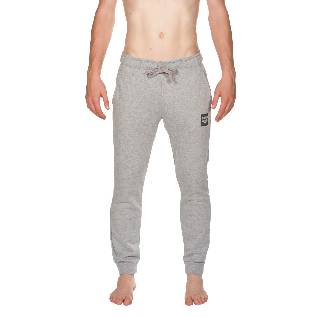 arena-m-essential-pant-pantaloni-jogger-uomo-grigio-medium-grey-melange image 1