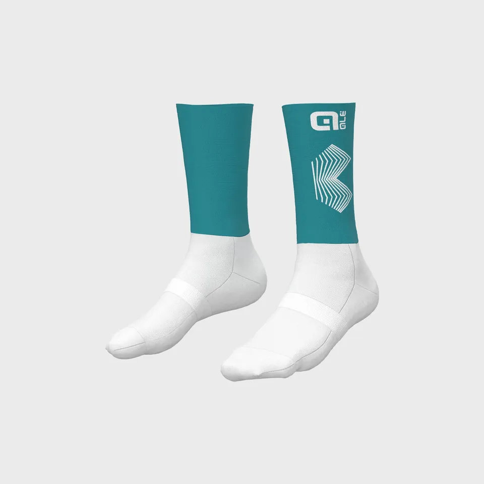 al-cycling-bahrain-victorious-calzini-unisex-calze-ciclismo-aerodinamiche-jet-st image 1