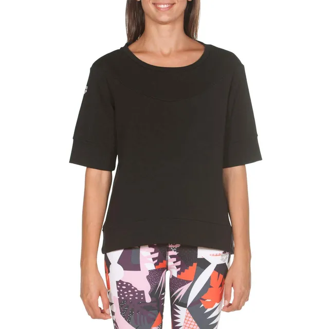 arena-w-gym-s-s-fleece-felpa-donna-taglio-ampio image 1