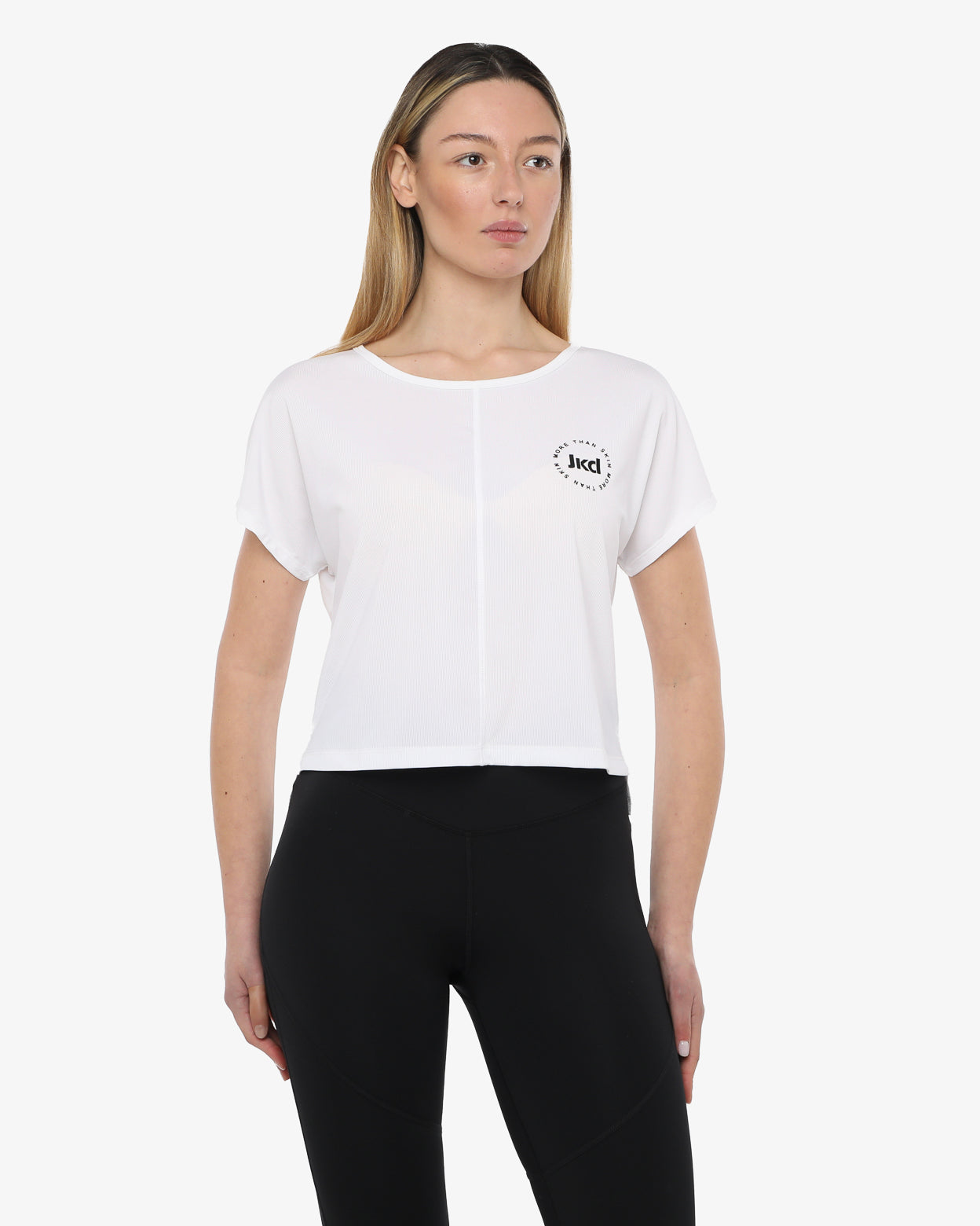 t-shirt-donna-jaked-sportswear-core-a-manica-corta-tessuto-tecnico-antipiega-con image 6