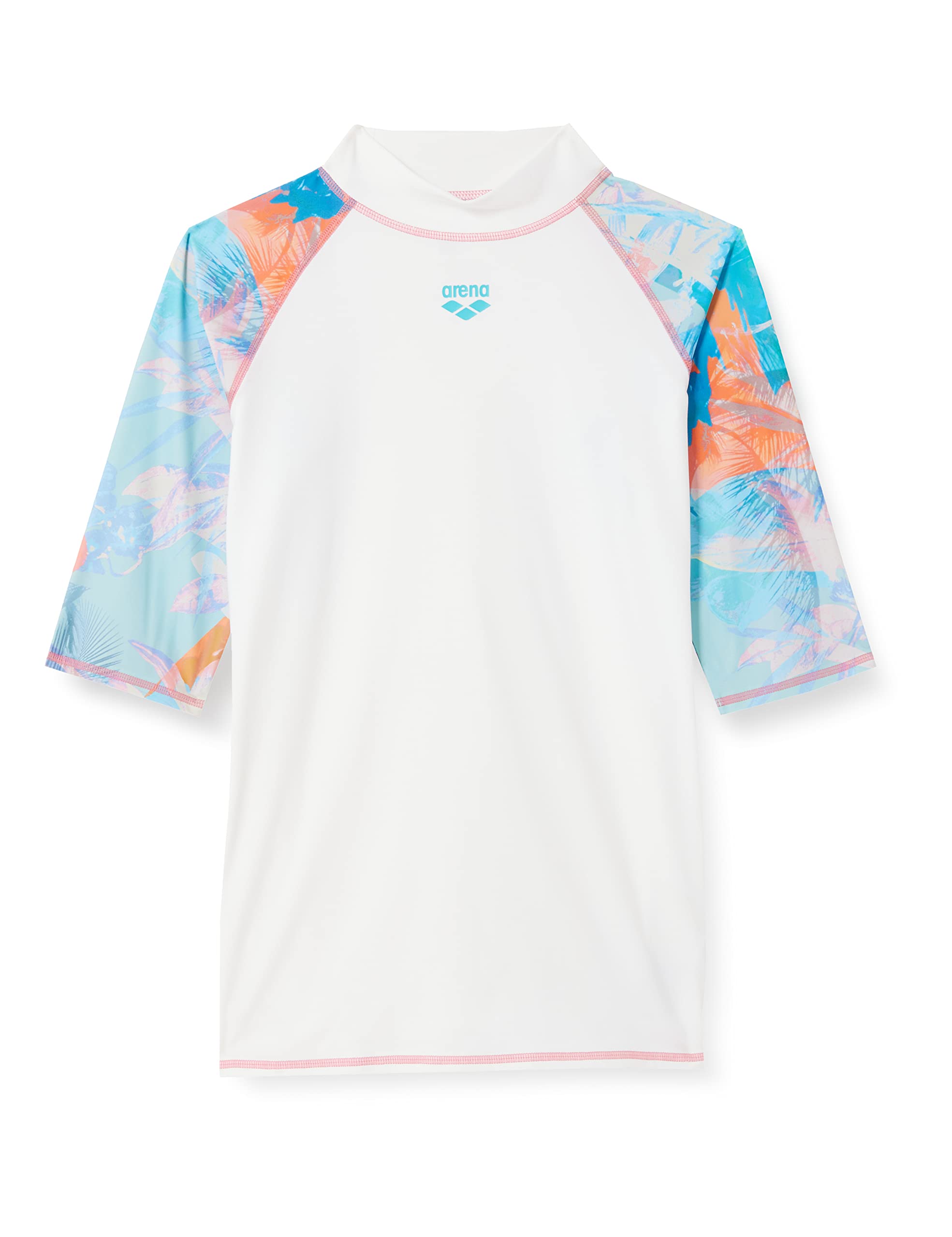 arena-w-rash-vest-s-s-allover-maglia-donna-a-maniche-corte-con-protezione-uv image 1