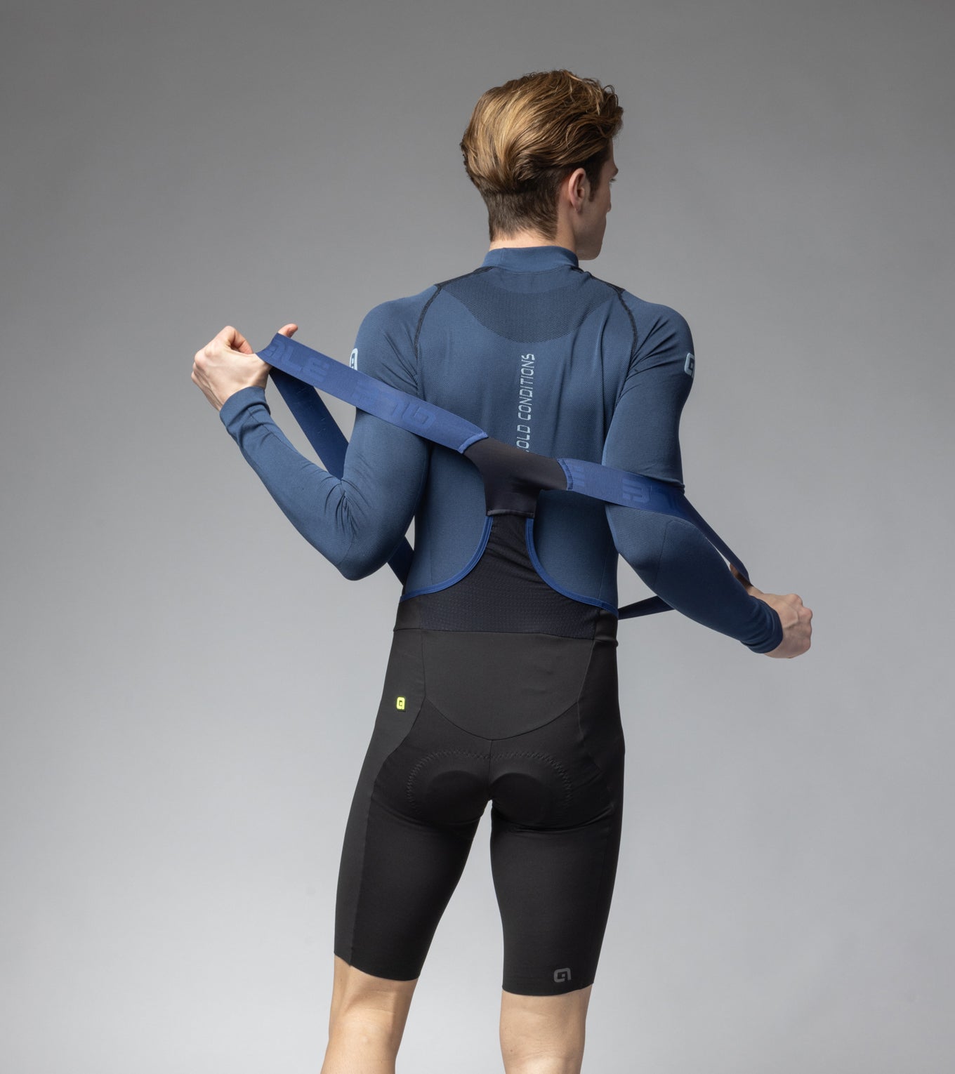 al-cycling-k-master-pantaloncino-con-bretelle-idrorepellente-uomo-bibshort-inver image 2