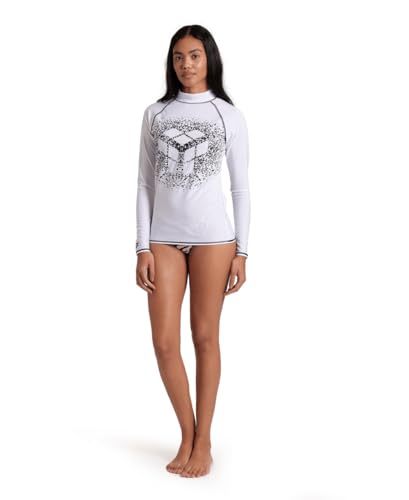 arena-women-s-rash-vest-l-s-graphic-maglia-a-maniche-lunghe-da-donna-con-protezi image 8