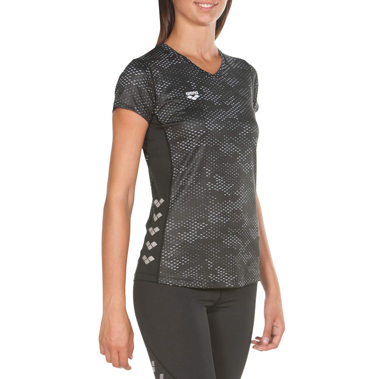 arena-w-run-s-s-maglia-da-running-donna-in-tessuto-rete-traspirante image 3