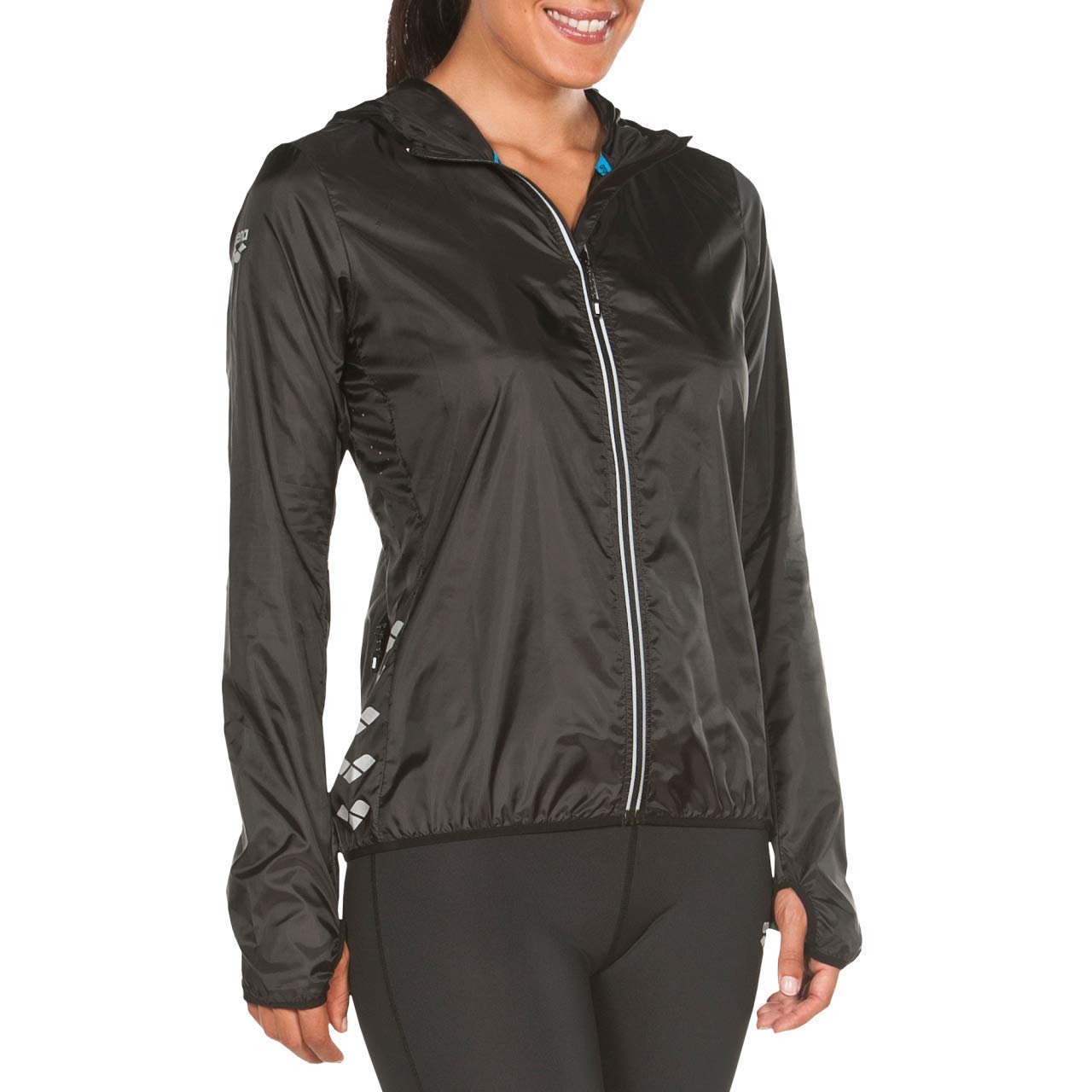 arena-w-run-windbreaker-jkt-giacca-antivento-donna image 3