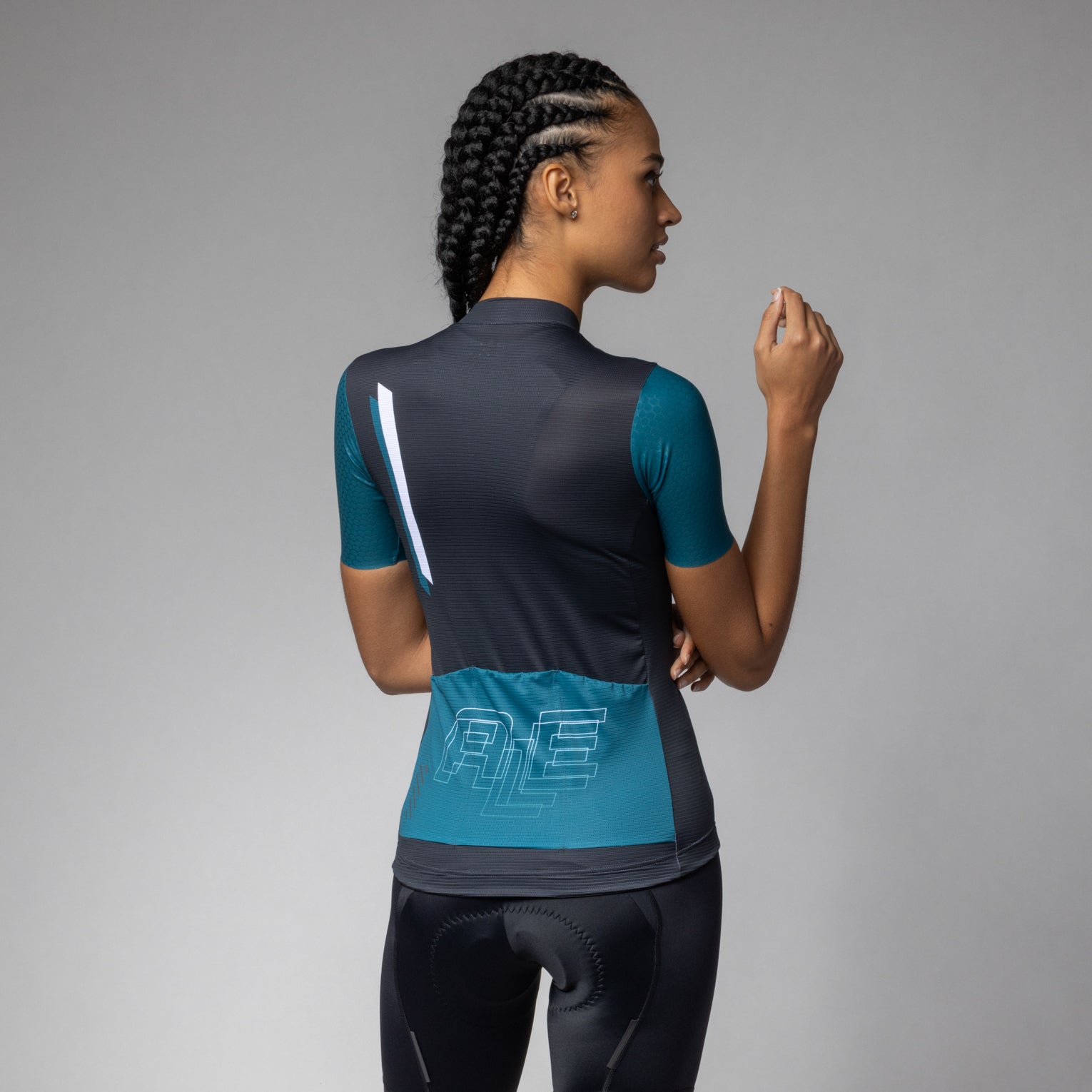 al-cycling-maglia-manica-corta-donna-follow-me-jersey-ciclismo-aderente image 2